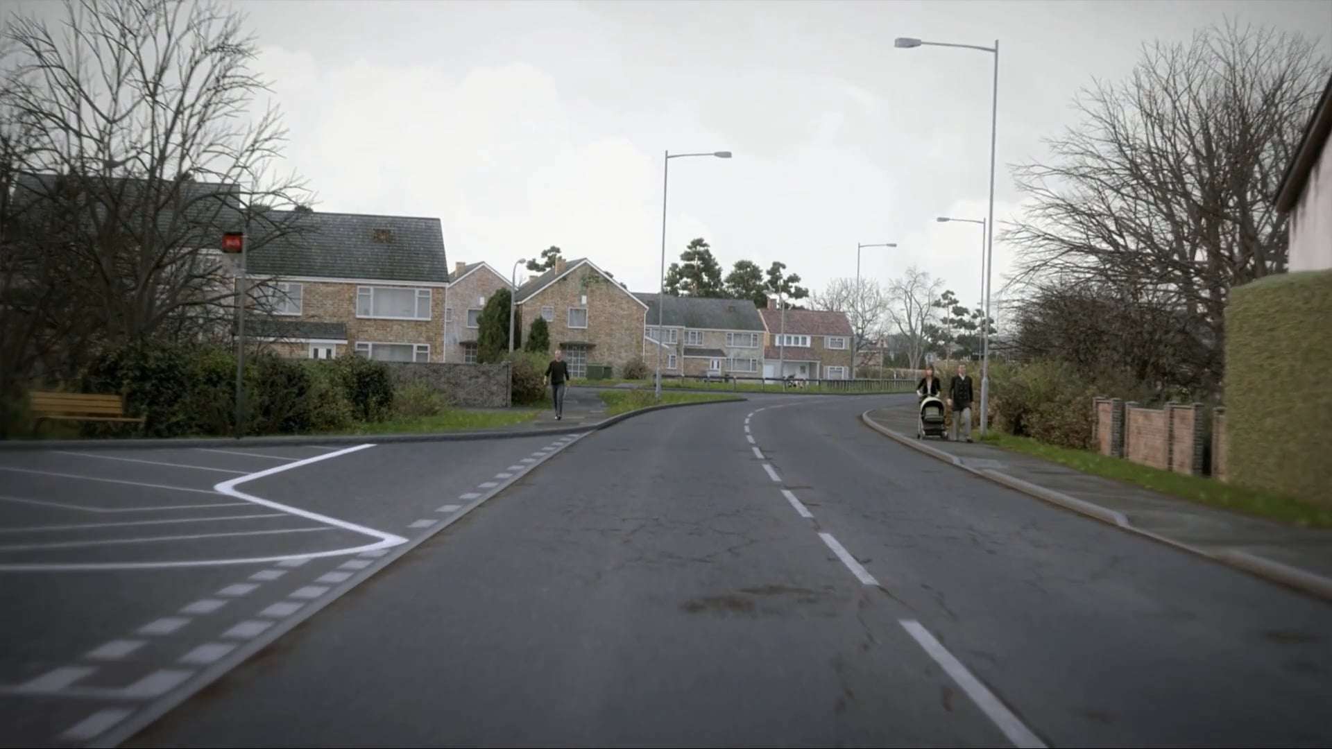 Picture of hazard perception clip 14