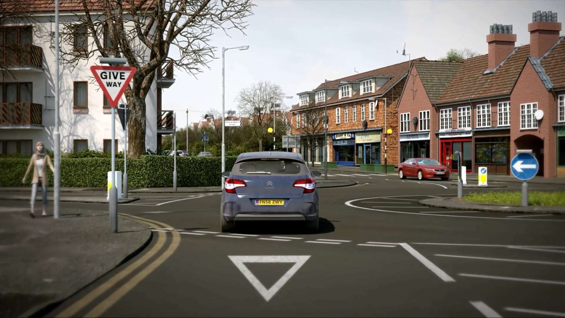 Picture of hazard perception clip 23