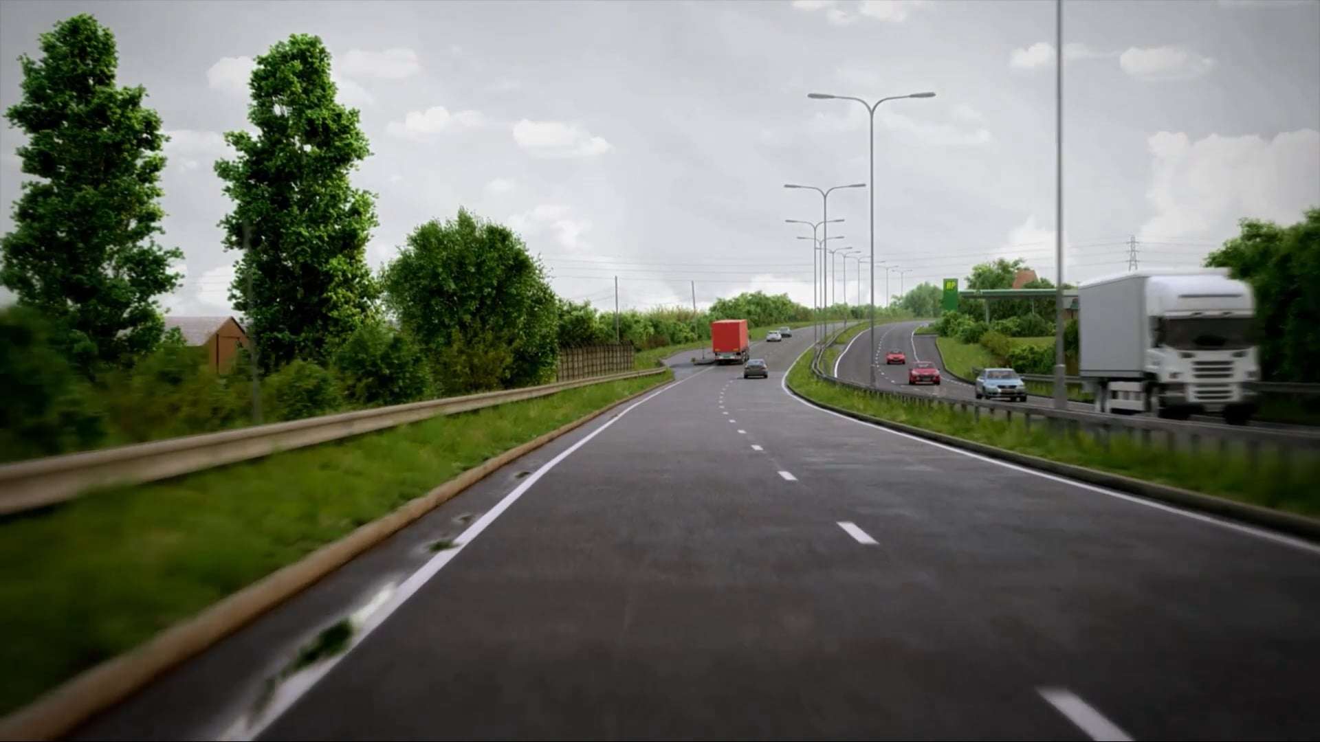 Picture of hazard perception clip 8